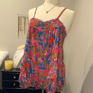 Free People Floral Romper